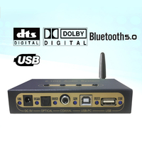 Décodeur audio numérique Surround 5.1 CH DAC, stéréo, lecteur de disque U, récepteur Bluetooth 5.0, optique coaxial, PC-USB
