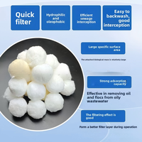 Sacs de médias filtrants en fibres de coton biochimiques pour pompe de filtration d'aquarium, billes bio nitrifiantes pour le traitement des eaux usées