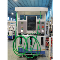 Équipement de station-service Tatsuno Multiproduct Distributeur de carburant à deux buses avec carte à puce Machine à pompe à essence avec écran de télévision et imprimante