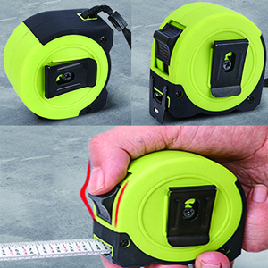 Heavy-Duty Customized Color ABS Plastic Steel Blade Tape Measure 0.12mm Thick 25mm Wide Automatic Return Compact Construction - Product Image 5