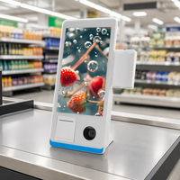 15.6 inç Dokunmatik Ekranlı Hepsi Bir Arada POS Sistemi Yazarkasa Makinesi Self Servis NFC Ödeme Kiosku Restoran Süpermarket Kasası