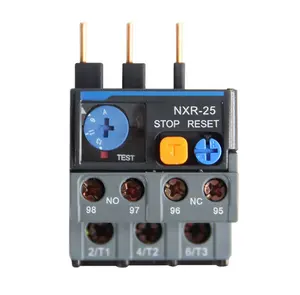 Relé de Sobrecarga Térmica NXR-25 0.16 ~ 25A para Contator AC série NXC