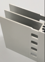 Barre d'extrusion en aluminium, dissipateur thermique tubulaire 30W, profil de dissipateur thermique en aluminium 8Xxx, soudage, pliage, anodisation, découpe, européen