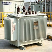 Transformateurs électriques SinoShine, équipement électrique, transformateurs 35kV/10kV 11kV 33kV triphasés immergés dans l'huile