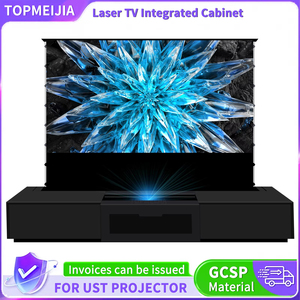 Écran de projection motorisé au sol de 100/120/150 pouces et <span class=keywords><strong>meuble</strong></span> TV laser motorisé pour projecteur laser UST 4K AWOL Vision Aetherion Max - Product Image 1