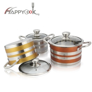 Juego de utensilios de cocina profesional de acero inoxidable, <span class=keywords><strong>olla</strong></span> antiadherente, novedad - Product Image 3