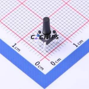 TSC016A09026A Tactile Switch Through hole Component (THT)-4P,4.5x4.5mm Switch Round Button 2.6N Through Hole 4.5mm - Product Image 1