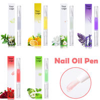 ZRKGEL Échantillon Gratuit Saveur Organique Ongles Cuticule Huile Stylo Sans Logo 2ml Huile Hydratante Profonde pour Salon Manucure Traitement des Cuticules