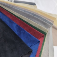 Tissu en velours hollandais microfibre 100% polyester 280 g/m² pour canapé et vêtements