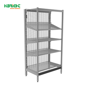 Highbright Multi-tier Bread Display Shelving with <b>Wire</b> Grid Back & Angled <b>Shelves</b> - Product Image 2