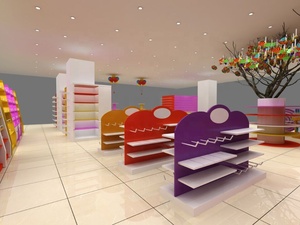 Moderno comida dulce de centro comercial quiosco de tienda de dulces diseño interior para la venta - Product Image 5