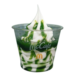 Modèle de cuillère à crème glacée réaliste Matcha patate douce mangue <span class=keywords><strong>McDonald</strong></span>'s Machine fenêtre d'affichage Sundae fausse <span class=keywords><strong>tasse</strong></span> alimentaire personnalisée - Product Image 1