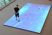 Carrelage de sol Écran Led Nouveau Produit Moderne 3D Led Dance Floor Carrelage Couleur Led Display Floor Interactive