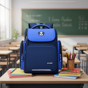 Sac à dos d'école pour élèves du primaire, imperméable et respirant, avec logo imprimé, vente directe d'usine, sac à dos d'entraînement pour enfants - Product Image 5