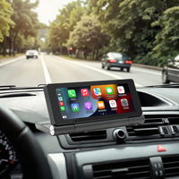 Monitor portabel IPS 10.26 inci, nirkabel Android Auto Mirror Link tampilan HD Audi Nissan Universal mobil Multimedia