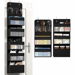Door-Mounted Storage Rack, 6-Tier Bedroom Storage Rack, Multi-Tier Fabric Storage Rack for Behind Doors, Modular and Detachable - Product Image 1