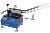 Machine de découpe de pattes de composants à condensateur radial motorisée à fonctionnement simple, pour composants en tube ou en vrac, RS-901M