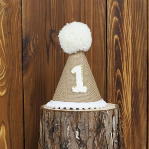 Nouvel Arrivage Chapeau Conique en <span class=keywords><strong>Feutre</strong></span> pour Bébé 1er Anniversaire Garçon Fille, Chapeau d'Intérieur Familial avec Numéro pour Anniversaire, Noël, Halloween - Product Image 4