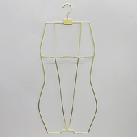 Cintres personnalisés avec logo pour vêtements adultes et enfants, présentoir en métal doré pour maillots de bain et sous-vêtements, pour armoire et magasin