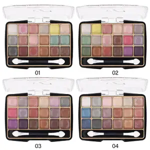 Maquiagem Atacado 18 Color Eyeshadow Palette fosco pearlescent luxo brilho alto pigmento sombra