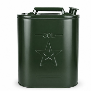 Bidon Jerry 5L/10L/20L <span class=keywords><strong>Rouge</strong></span> Type Horizontal pour Stockage d'Essence Anti-Fuite - Product Image 1
