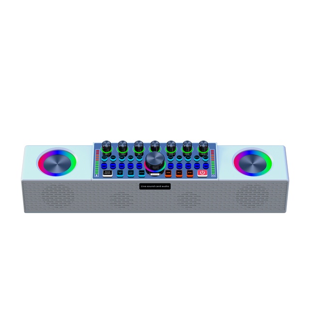 OEM ODM Speaker SY80 Interface Audio Voice Changer for Live Streaming Sound Card