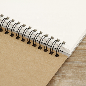 Cuaderno Espiral Personalizado Kraft <span class=keywords><strong>para</strong></span> Niños, Tamaños A3, A4, A5, Negro con Tapa Blanda, <span class=keywords><strong>para</strong></span> Escribir, <span class=keywords><strong>Dibujar</strong></span> y Hacer Bocetos - Product Image 2