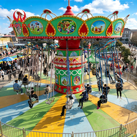 Chaise volante rotative de luxe pour parc panoramique, équipement d'amusement pour enfants de taille moyenne, fabricant indépendant d'élévateurs, extérieur