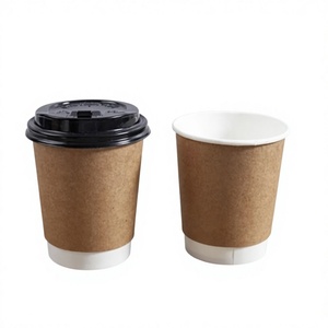 Eco Friendly Custom Logo Printed <b>Disposable</b> Paper Coffee <b>Cups</b> Wholesale Hot Beverage Tea <b>Cups</b> Manufacturer - Product Image 1