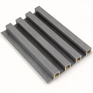 Panneaux muraux WPC pour décoration intérieure, panneau mural WPC pour 4 mètres de longueur - Product Image 2