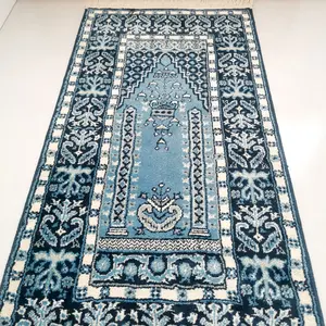 Hochwertige Werkstatt Moschee Mini Gebets matte Islamische Wallfahrt teppiche 100% Polyester Muslim Worship Blanket