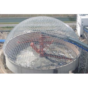 Hangar industriel pour charbon avec structure <span class=keywords><strong>métallique</strong></span> et couverture en acier, hangar de stockage de charbon imperméable - Product Image 2