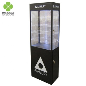 Gafas de sol de pie de metal Bloqueable, caja de exhibición con luces led - Product Image 5
