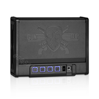 Coffre-fort numérique haut de gamme CEQSAFE avec port d'alimentation d'urgence Type C, coffre-fort biométrique à empreintes digitales pour armes à feu