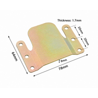 Connecteur de canapé modulaire en acier carbone robuste, support de meuble à emboîtement pour fabricant de quincaillerie de canapé modulaire