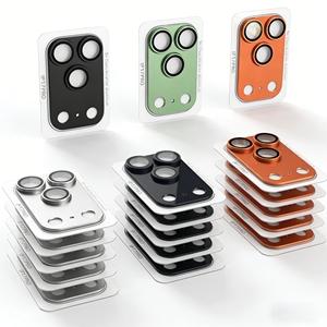 Protector de Lente de Cámara Integrado de Metal con Patrón de CD para <span class=keywords><strong>iPhone</strong></span>, Todas las Series <span class=keywords><strong>Apple</strong></span> 11 <span class=keywords><strong>12</strong></span> 13 14 15 16 17 Mini Plus Pro Max - Product Image 1