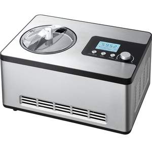 DB Wholesale 2 Quart Stainless Steel Automatic Compressor <b>Ice</b> <b>Cream</b> and Yogurt <b>Maker</b> No Pre-freezing Needed for Household Use - Product Image 1
