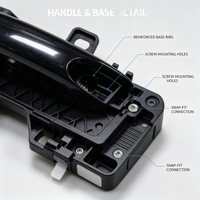 Poignée de porte avant/arrière gauche/droite pour BYD ATTO 3, norme OE / haute performance, OEM SA3F-6105100D, prête à être expédiée