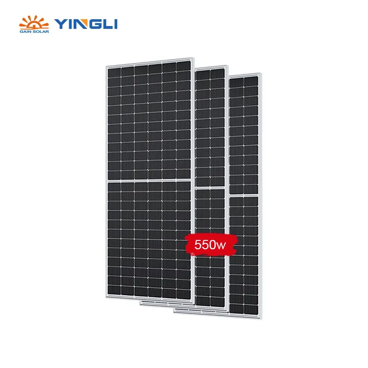 Panneaux solaires photovoltaïques pour système de ferme solaire Panneau solaire monocristallin biface 425 W