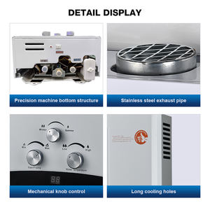 <span class=keywords><strong>Calentador</strong></span> <span class=keywords><strong>de</strong></span> <span class=keywords><strong>Agua</strong></span> <span class=keywords><strong>a</strong></span> <span class=keywords><strong>Gas</strong></span> Instantáneo <span class=keywords><strong>de</strong></span> Pared, sin Tanque, <span class=keywords><strong>de</strong></span> 10L-20L, con Intercambiador <span class=keywords><strong>de</strong></span> Calor <span class=keywords><strong>de</strong></span> Cobre, para Cocina y Baño, Portátil, en Oferta - Product Image 4