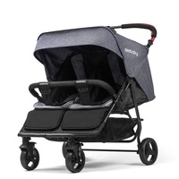 Poussette double pliable Purorigin 2026, best-seller, chariot à deux places, poussette jumelle avec deux sièges ergonomiques