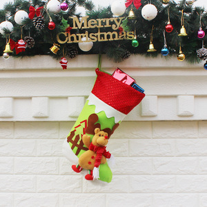 Bán Buôn Tùy Chỉnh Chất Lượng Cao Giáng Sinh Vớ Để Trẻ Em Cá Nhân Santa Vớ Với Khá Mô Hình Phim Hoạt Hình - Product Image 4