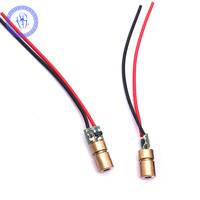 Mini Size 6mm 3-5v 5mw 520nm Laser Module Green Dot Focusable