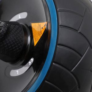 Bánh xe tập bụng có logo tùy chỉnh, chất liệu thép PVC & PVC mềm, dụng cụ tập thể dục tại nhà, tăng cường sức mạnh cơ bụng, thoải mái, dùng được cho cả nam và nữ - Product Image 3