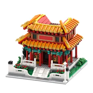 Goldmoc MOC-67779 Chinese New Year Temple 80105 Puzzle Building Blocks DIY Kids Educational Bricks Toys