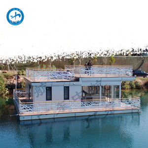Prix d'usine Maison flottante de luxe préfabriquée en acier et aluminium, <span class=keywords><strong>quai</strong></span> flottant, maison <span class=keywords><strong>sur</strong></span> l'eau pour la famille, vente chaude aux États-Unis - Product Image 6