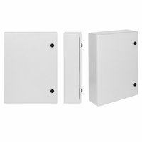 Boîtier de contrôle industriel blanc pour générateur / CNC / équipement de télécommunications - Boîte en tôle ventilée, fabrication sur mesure