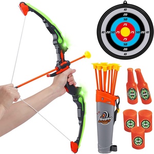Dạ Quang bắn cung bắn súng mục tiêu trò chơi trẻ em thể thao đào tạo đồ chơi mục tiêu bắn súng LED Đèn Flash cung và mũi tên bắn cung cung đồ chơi - Product Image 1