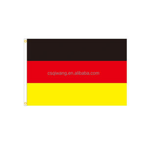 Bandiere personalizzate con stampa personalizzata bandiera nazionale per la Germania a basso costo all'ingrosso in poliestere stampa digitale con Logo - Product Image 1