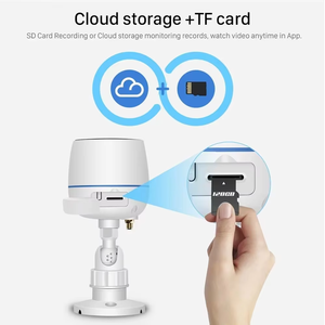 Kit NVR sans fil 8 canaux 3MP, système de sécurité CCTV WIFI <span class=keywords><strong>H265</strong></span>, stockage cloud, étanche, détection de mouvement, système de sécurité CCTV - Product Image 2